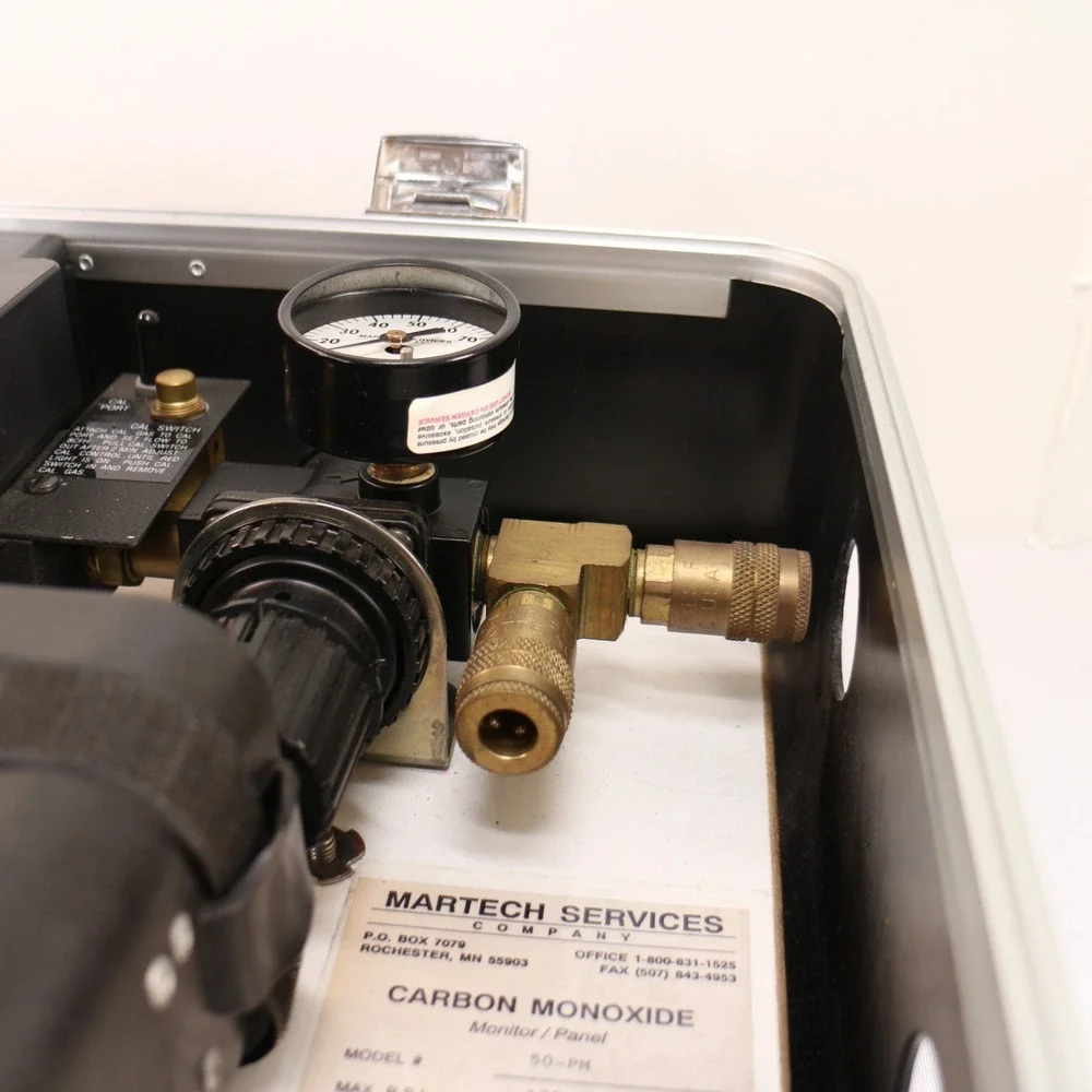 Martech Services 50-PM Carbon Monoxide Clean Breathing Air Monitor Panel